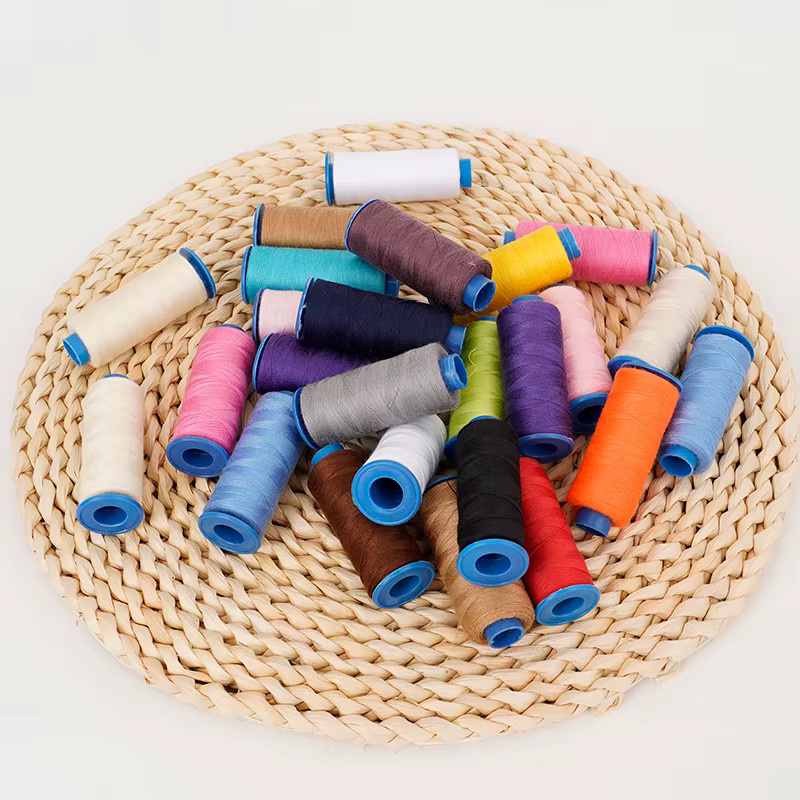 5-Farben-Set Polyester-Nähgarn für den Haushalt, multifunktionales Handnähgarn in Mehrfarben, 250 Yards pro Garnrolle - Bild 1