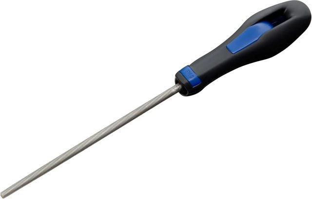 LUX-TOOLS Werkstattfeile rund in Schwarz, Länge: 150 mm - Bild 1