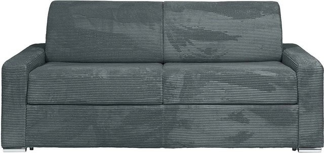 Vente-unique Schlafsofa Calito in Anthrazitgrau mit einer Breite von 216 cm - Bild 1