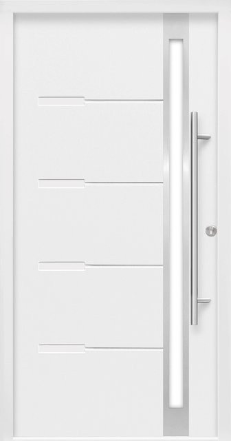 Splendoor Haustür Thermospace Neapel Prime mit Glaseinsatz, Weiß, B/H: 100 x 210 cm, Anschlag Rechts - Bild 1