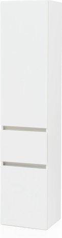 HELD MÖBEL Seitenschrank Baabe in Weiss, B/T/H: 40 x 35 x 180 cm - Bild 1
