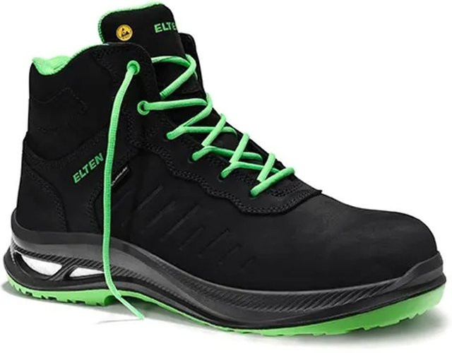 Elten Sicherheitsstiefel Stewart XXG Pro GTX in Black-Green, Mid ESD S3 Hi CI, Größe 44 - Bild 1