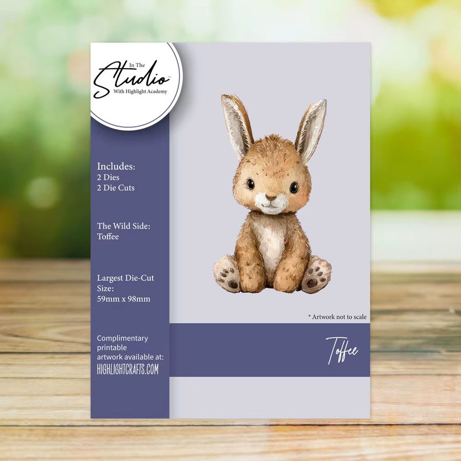 Metall-Stanzformen Elefant und Hase in Blau für Scrapbook, Tagebuch und DIY-Grußkarten - Bild 1