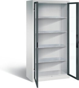 C+P Werkzeugschrank Acurado mit Scharniertüren, Korpus Lichtgrau und Front Anthrazitgrau, H x B x T: 195 x 93 x 50 cm - Bild 1