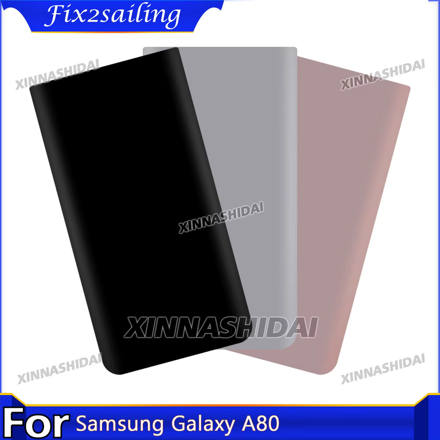 AAAAAA Batterieabdeckung mit Display für Samsung Galaxy A80 in Schwarz oder Pink - Bild 4