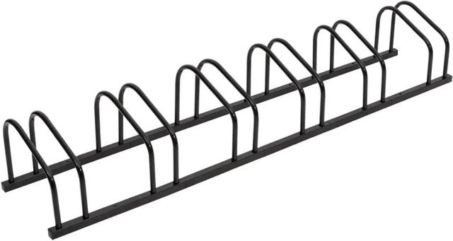 vidaXL Fahrradständer für 6 Fahrräder aus Stahl in Schwarz - Bild 1