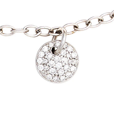 Colfem Armband 585 Weißgold, 29 Diamanten, 18,5 cm - Bild 1