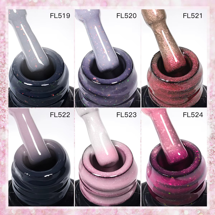 FOUR LILY Thermo-Gummi-Basisgel, rosa, 7 ml - Bild 5