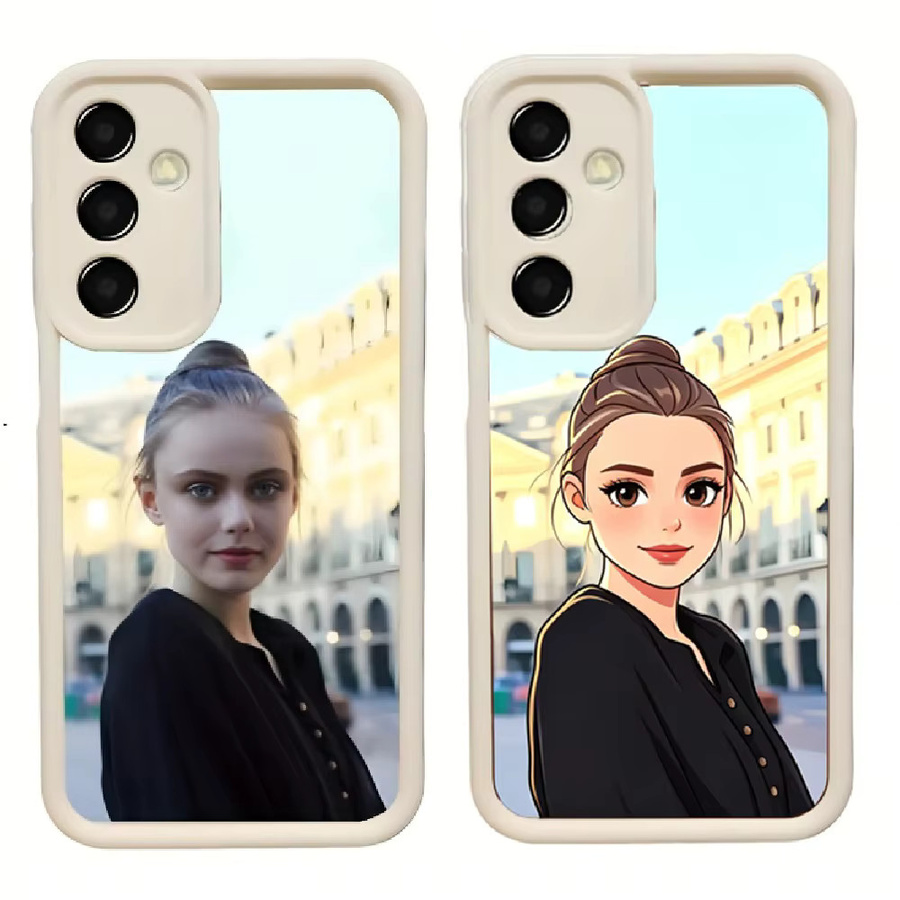 Personalisiertes DIY Handycase für Samsung Galaxy Android Modelle in Schwarz und Transparent - Bild 1