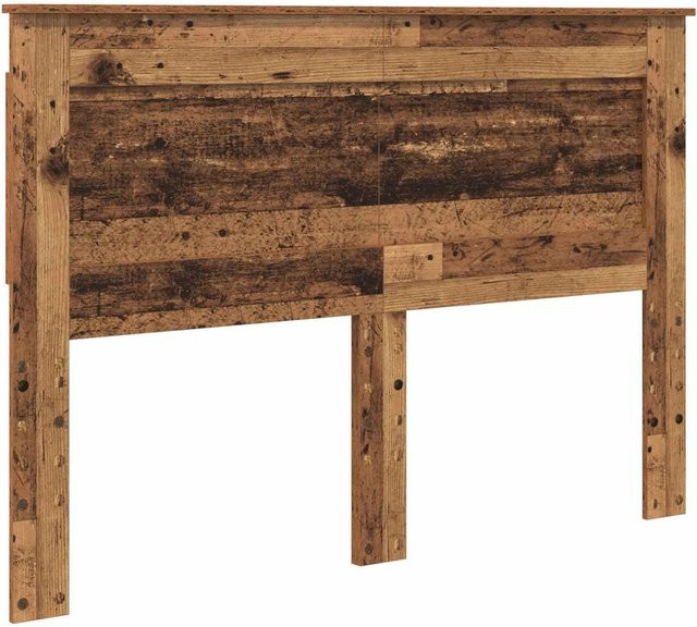 vidaXL Kopfteil aus Holzwerkstoff in Altholz-Optik, Braun, Breite: 140 cm - Bild 1