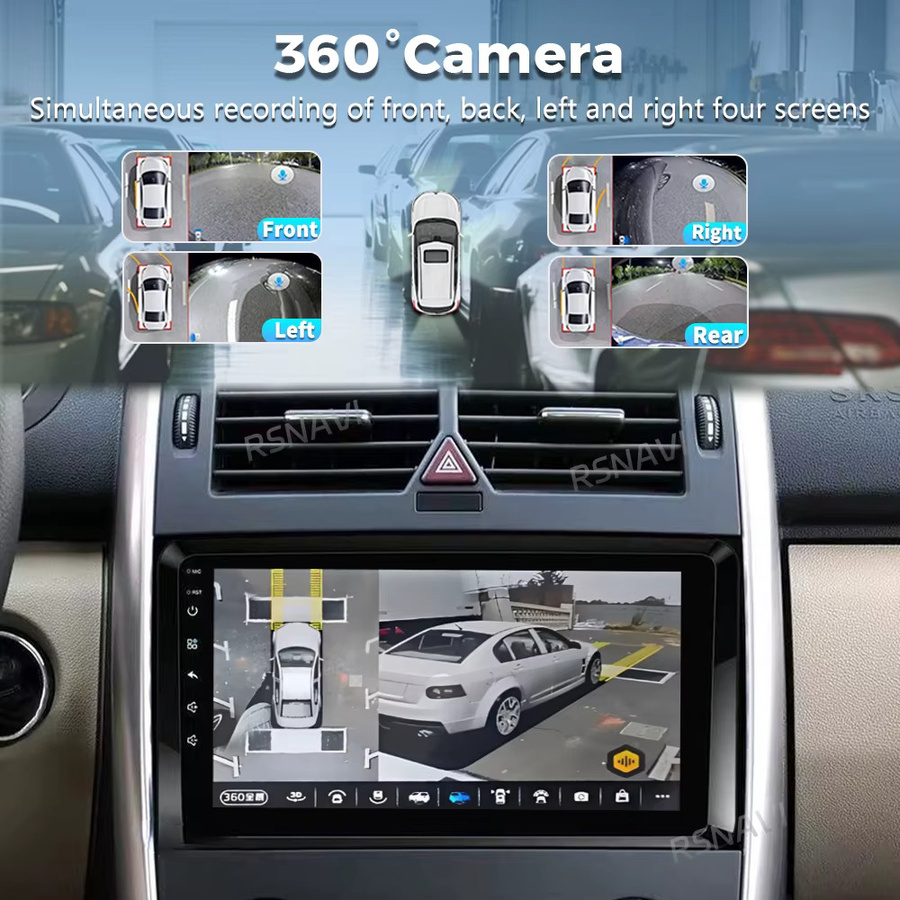 RSNAVI Android 16 Autoradio für Mercedes Benz B-Klasse W169 W245 mit 2K QLED Display, Multimedia Videoplayer, GPS, CarPlay und Stereo, Schwarz - Bild 2