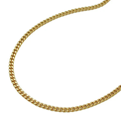 SIGO Panzerkette Gold 375, 42 cm, Unisex - Bild 1