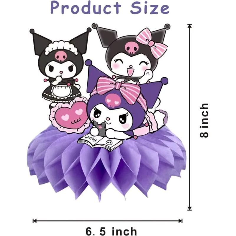 Keeppley Kuromi Honeycomb Tischdeko für Kindergeburtstage und Babypartys - Bild 3