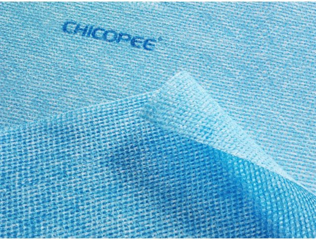 Diversey Suma Lavette Medium Küchenhygienetuch mit Keimstopp, blau, 6 Stück Pack, B: 37 cm, T: 34 cm, H: 0,2 cm - Bild 1