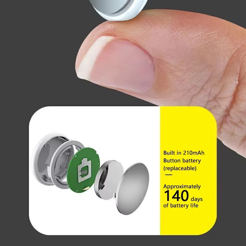 OPPO Mini Bluetooth GPS Smart Tracker in Schwarz für Schlüssel, Geldbörsen, Haustiere und Kinder, kompatibel mit iOS, Android und Google Find My - Bild 4