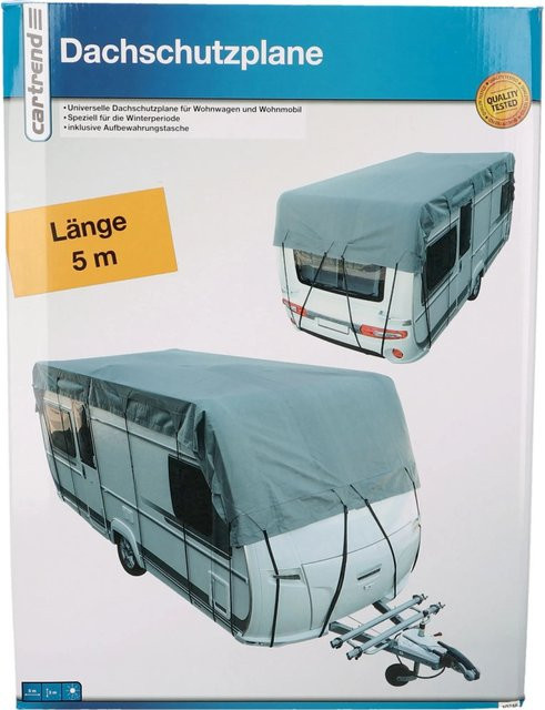 Cartrend Dachschutzplane für Wohnmobil in Grau, B: 5 m, T: 3 m - Bild 1