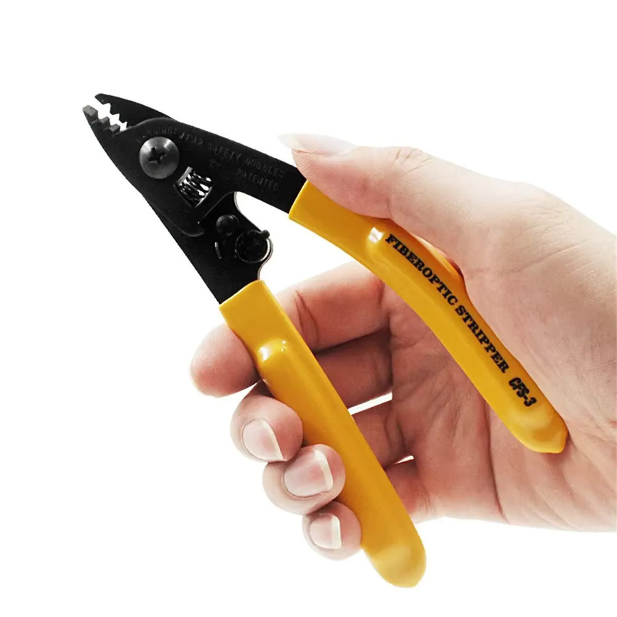 QHSPE Fiber Optical Stripper Abisolierzange für FTTH Werkzeuge zum Abisolieren von Drop-Kabeln 2/3-Port - Bild 3