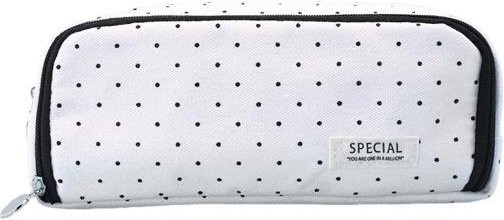Talos Sum Mäppchen aus Canvas in Weiß mit Reißverschluss und mehreren Fächern als Stifte-Organizer und Make-up-Tasche - Bild 1