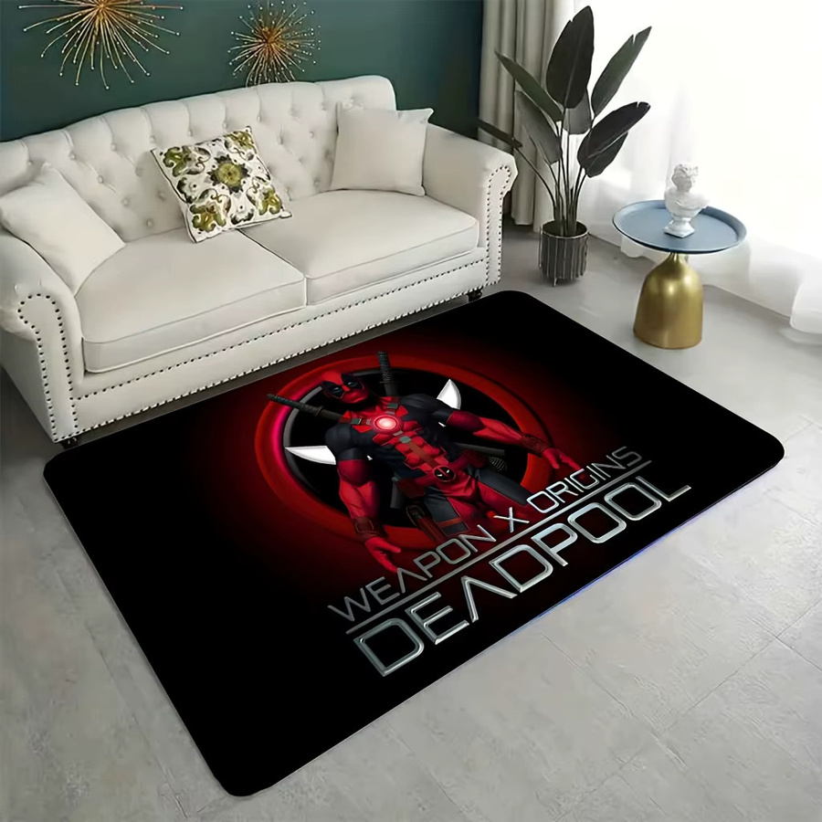 Beast Kingdom Deadpool Cartoon-Design Fleece-Fußmatte in Multicolour - Bild 3