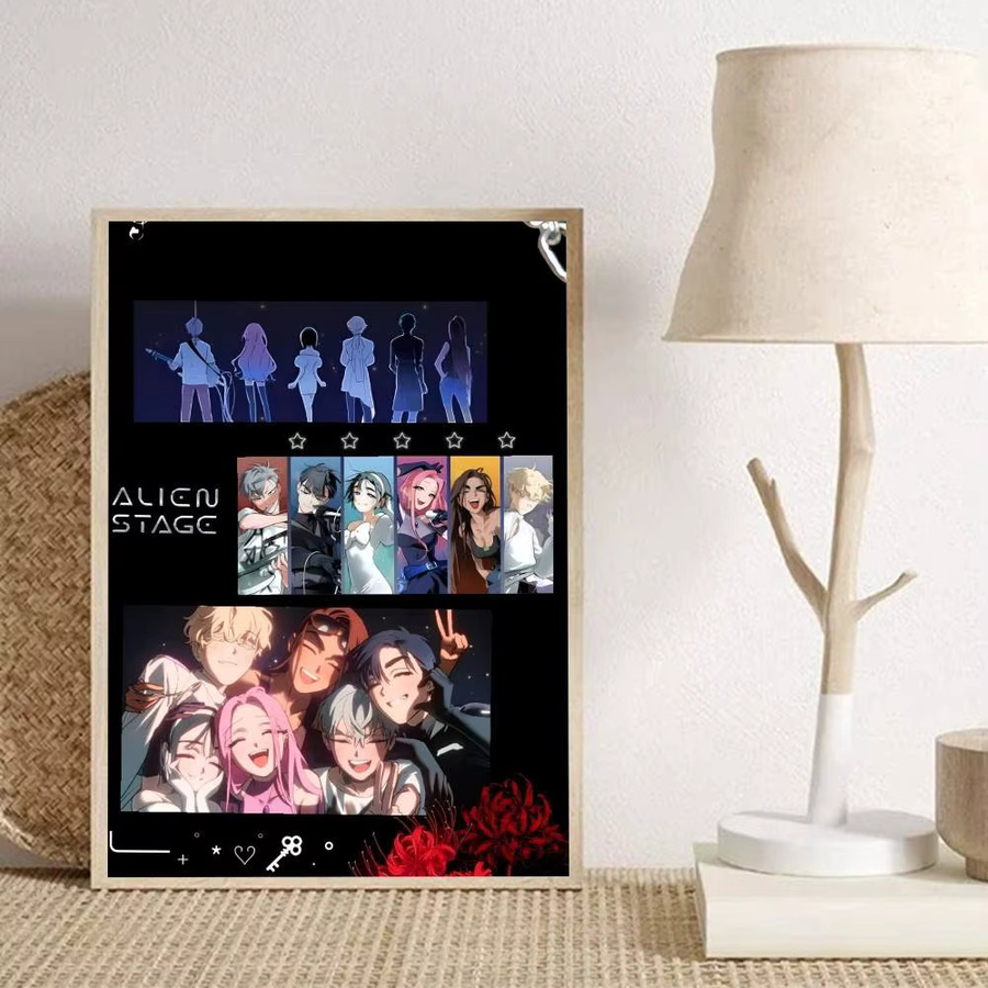 Selbstklebender Anime A-ALIEN S-STAGE Papierdruck als Wandposter in Mehrfarben - Bild 6