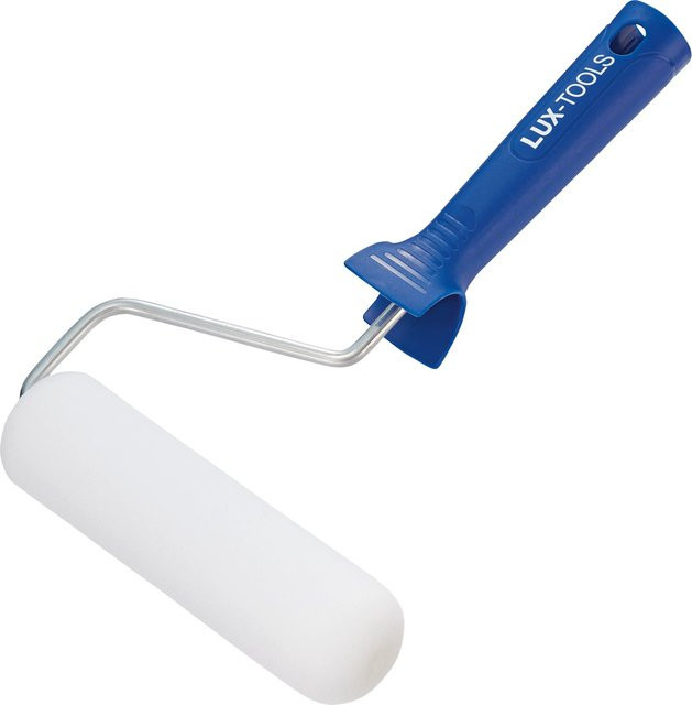LUX-TOOLS Schaumroller Weiß für wasserbasierte und lösemittelbasierte Farben, Breite: 16 cm - Bild 1