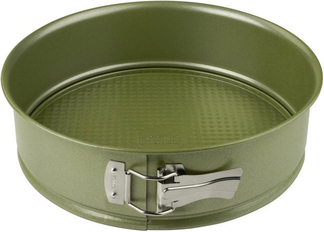 Zenker Springform mit Flachboden Green Vision, Durchmesser: 26 cm, Antihaftbeschichtung mit Keramik, Grün - Bild 1