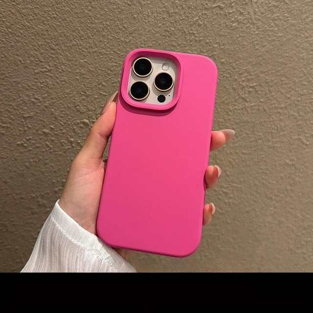 Silikon Schutzhülle im Bonbon-Design für dein iPhone, matte Abdeckung mit empfindlicher Kamera-Steuerung, Farbe: Braun - Bild 1