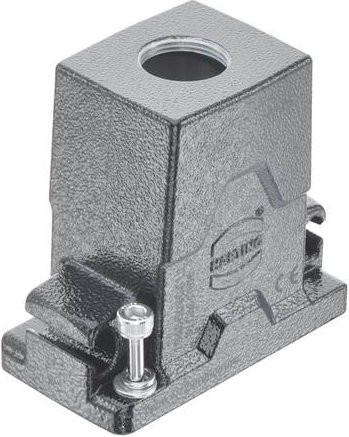 HARTING Tüllengehäuse aus Edelstahl in Schwarz, Artikelnummer 19 40 506 0411 - Bild 1