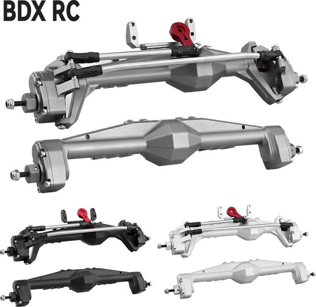 Axial RC Crawler Ganzmetall-Portalachse, Zubehör, Grau - Bild 1