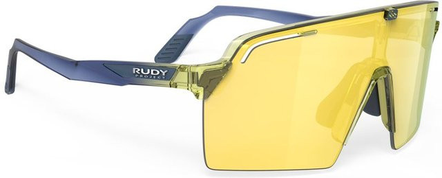 Rudy Project Spinshield Pro Sportsonnenbrille, halbrandlos, Unisex, weiß, gelb, Kunststoff - Bild 1