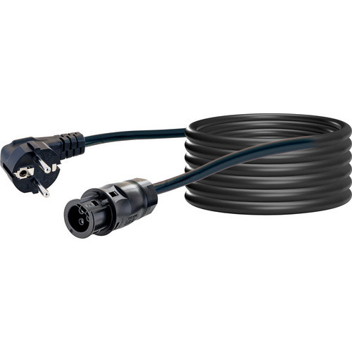 Schwaiger Anschlusskabel Betteri für Wechselrichter mit Haushaltsstecker Typ F, schwarz, 10 m - Bild 4