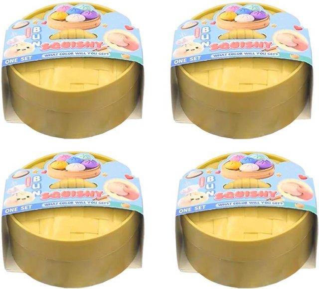 Stressabbau-Brötchen Knet-Spielzeug, mit Dampfgarer, Langsamer Rückprall - Bild 1