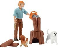 Schleich Pocket Set Förster Spielfigur - Bild 1