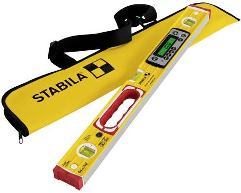 Elektronikwasserwaage STABILA TECH 196 DL aus Aluminium in Gelb, Länge: 61 cm - Bild 1