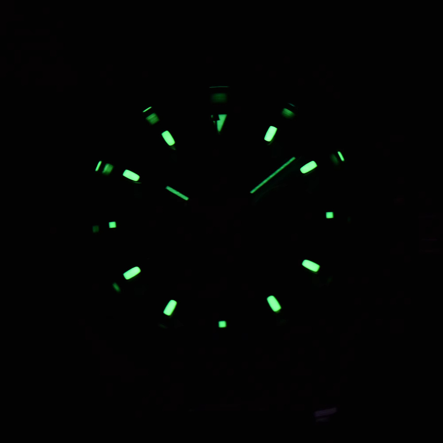 OUMASHI Chronograph, Edelstahl, Grün, Gold, Saphirglas, Herren - Bild 3