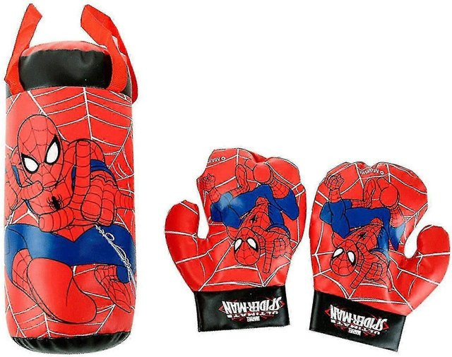 Nuvora Nest Boxhandschuhe mit Boxsack, Spiderman Spielzeug - Bild 1