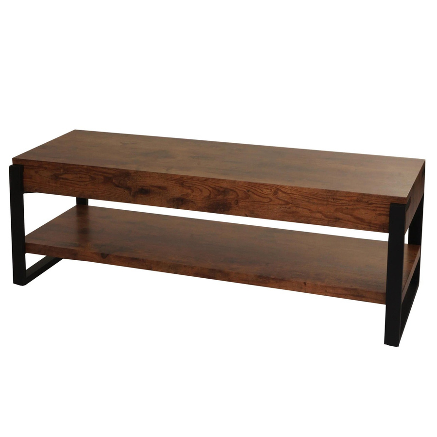 MCW TV-Rack L53 Lowboard aus Metall in Dunkler Wildeiche, B/T/H: 120 x 42 x 44 cm - Bild 3