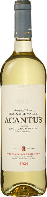 Olarra Acantus Sauvignon Blanc-Airèn Weißwein, Spanien, 0,75 l - Bild 1