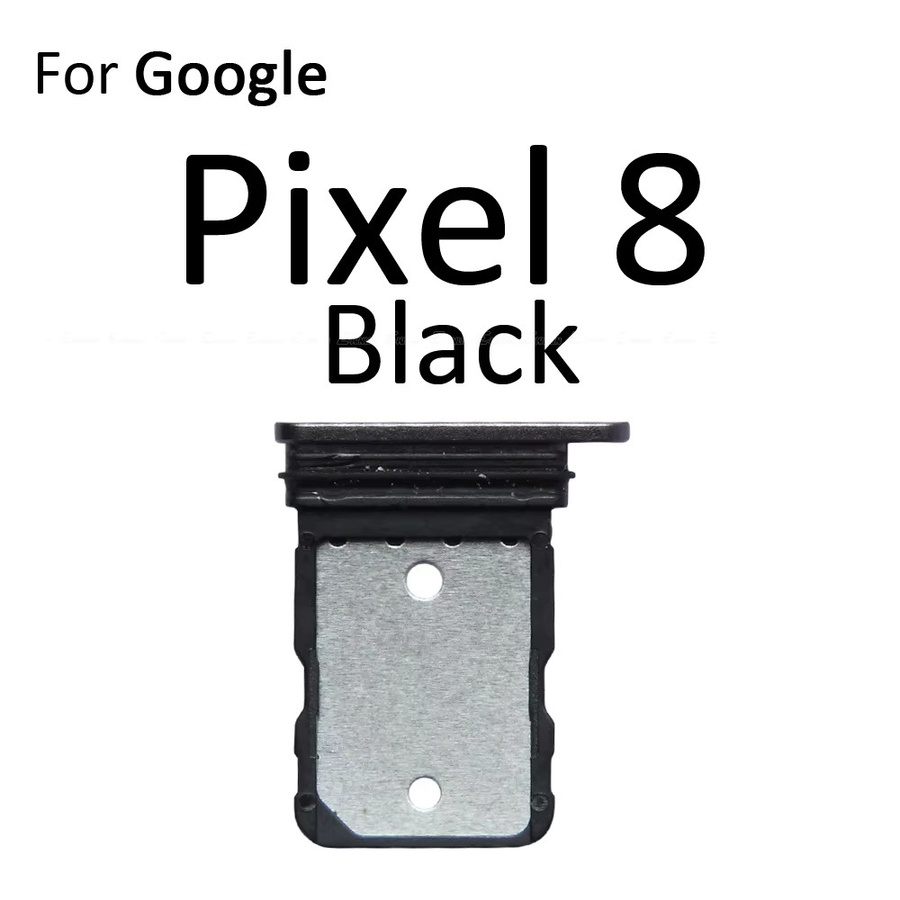 E-KINLIN SIM-Karten-Slot-Halterung Schwarz für Google Pixel 7, 7a, 8, 8 Pro Reparatur-Ersatzteil - Bild 2