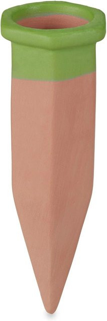 Relaxdays Tonkegel 4er Set aus Keramik in Grün zur automatischen Bewässerung, Höhe: 9,5 cm, Breite: 3 cm - Bild 1