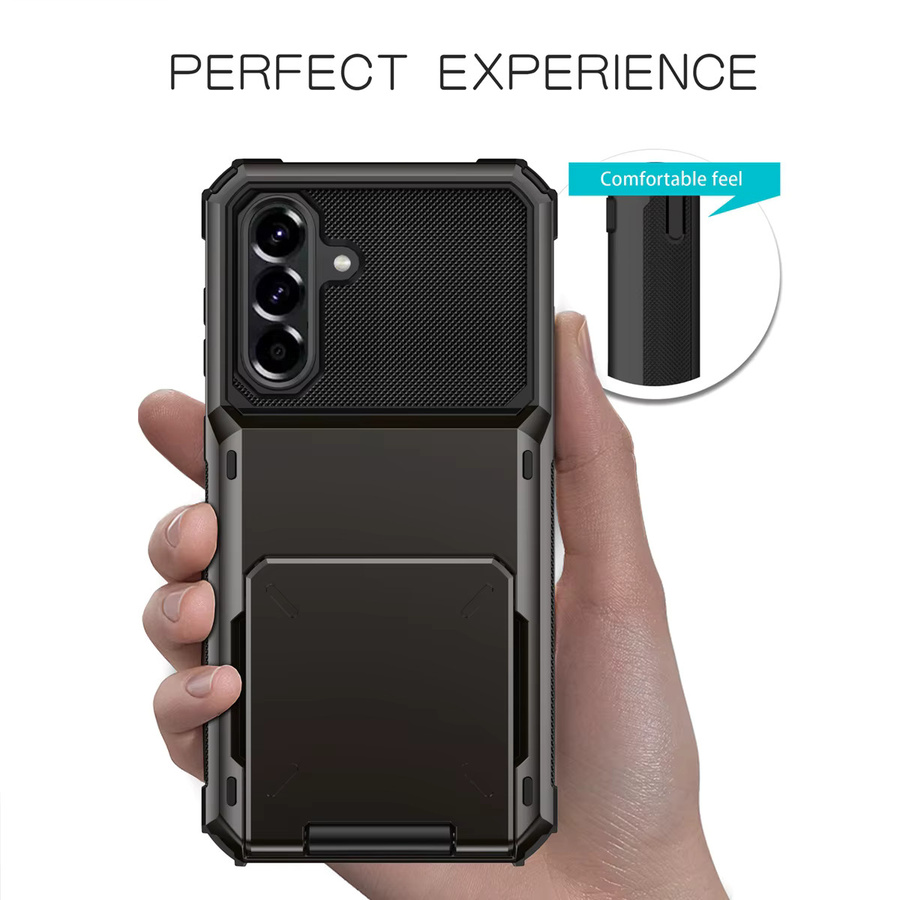 Brieftaschen-Handyhülle für Samsung Galaxy A-Serie in Schwarz oder Weiß - Bild 3