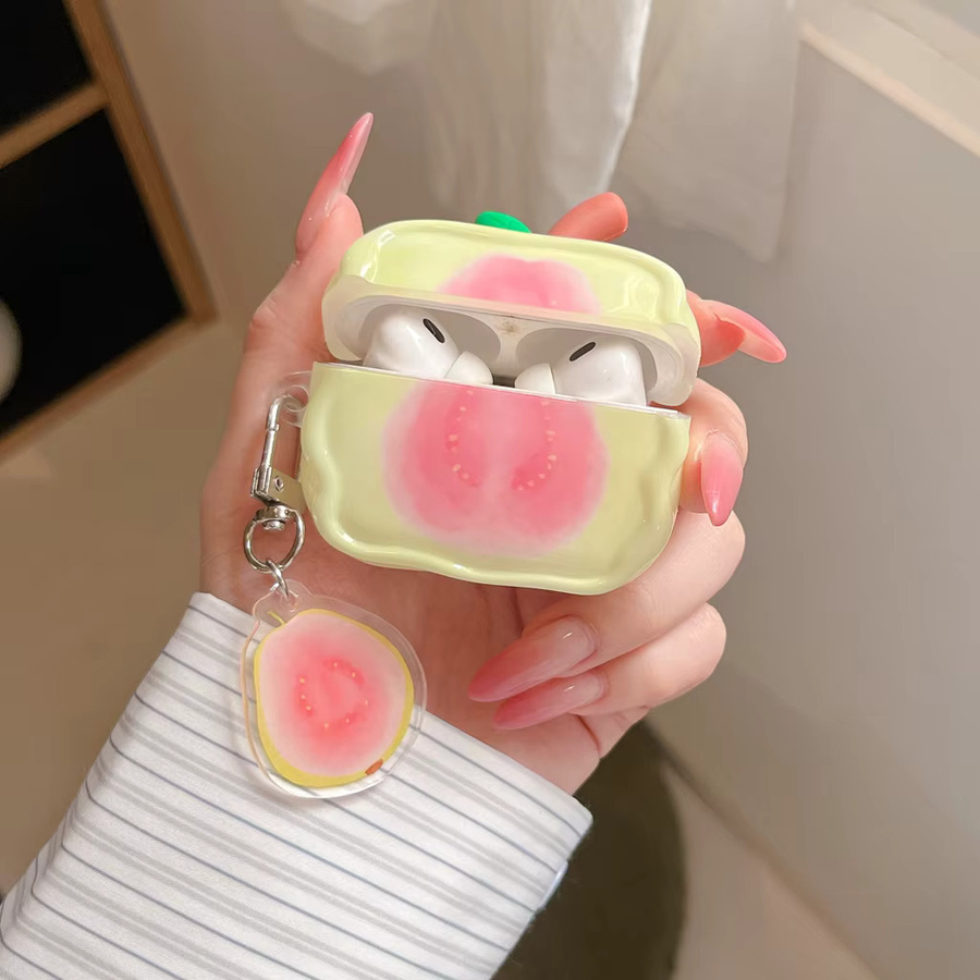Apple AirPods Schutzhülle Sommerfrische mit dreidimensionalen Zweigen und Blättern in Pink und Multicolour für AirPods 1, 2, 3, 4, Pro 2 und Pro 3 - Bild 4