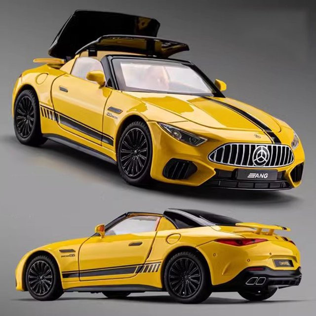 MAKEDA SL63 G800 Modell Miniatur Auto, Maßstab 1:22, mit Licht und Sound - Bild 1