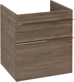 V&B Waschtischunterschrank VENTICELLO in Arizona Oak mit Chromgriffen, B/T/H: 55,3 x 50,2 x 59 cm - Bild 1