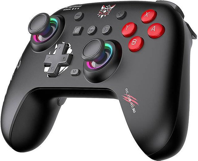 ONIKUMA C1 Kabelloser Controller für PC in Schwarz für Action und Racing Spiele - Bild 1