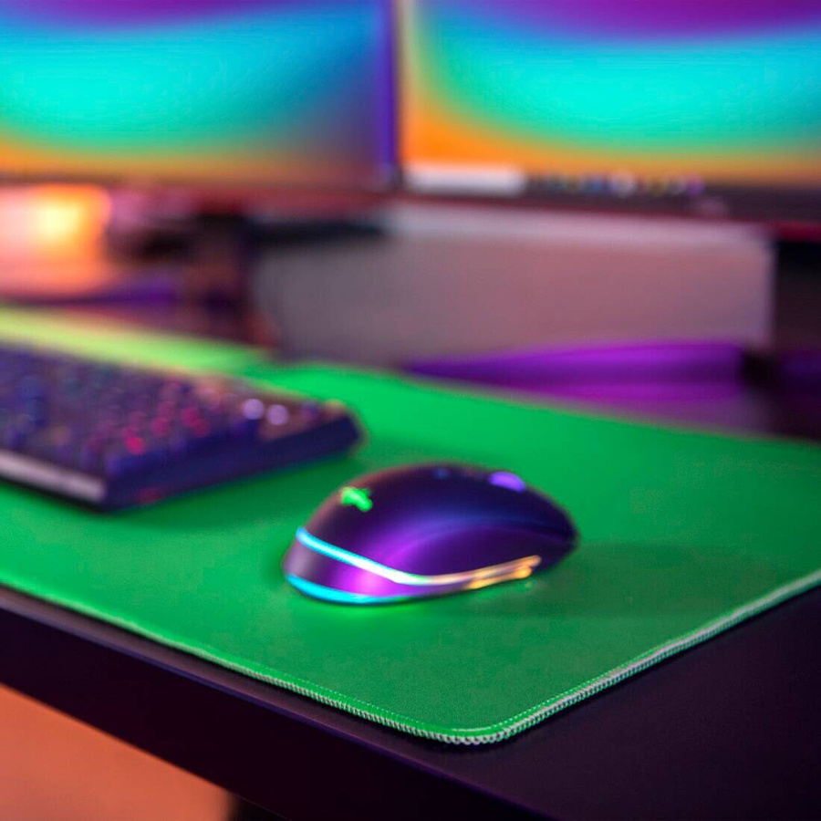 uRage Gaming-Mauspad Greenscreen 250 Desk-Mat in Grün - Bild 2