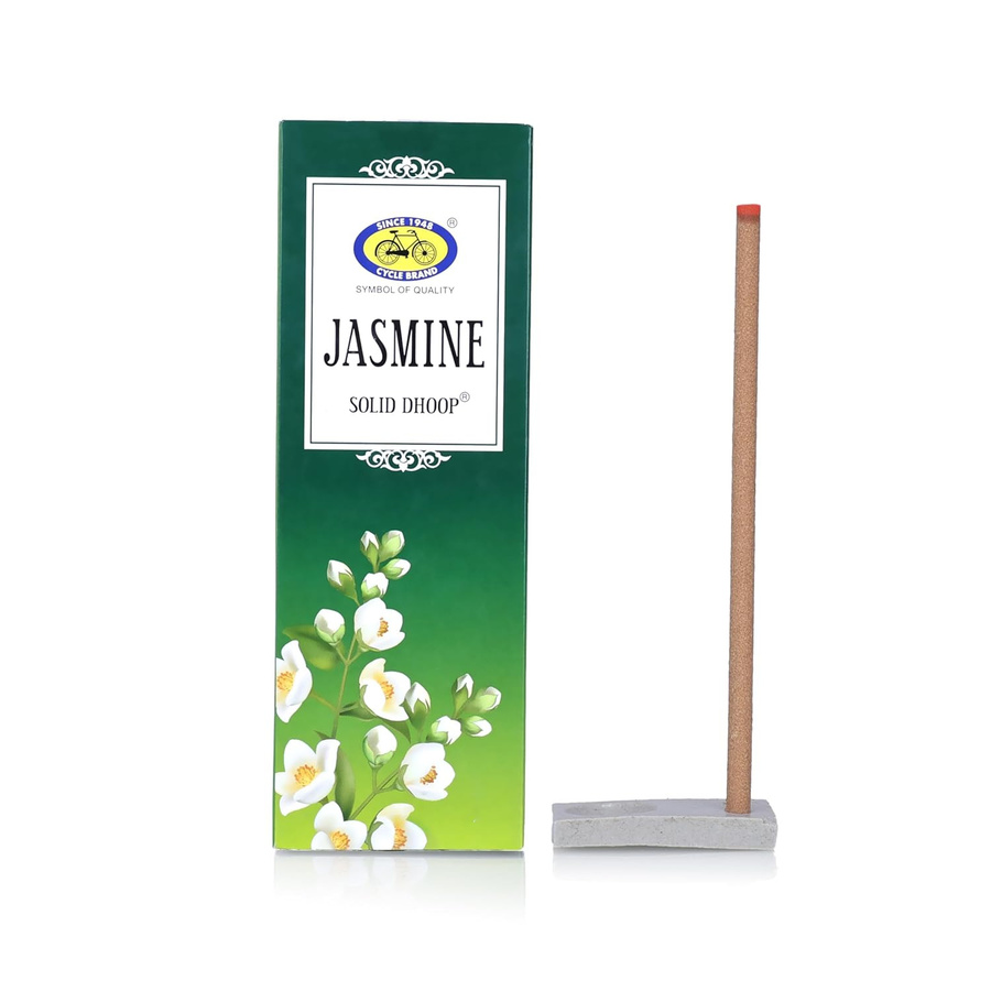 Cycle Reiner Jasmin Duft Bambuslose Feste Dhoop Räucherstäbchen, 2 Packungen à 50 Stück, Handgefertigt und Umweltfreundlich - Bild 2