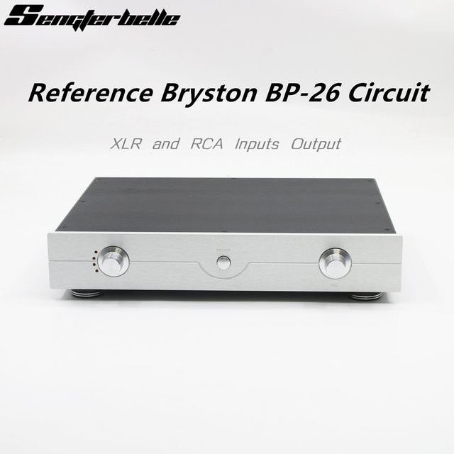 SENGTERBELLE STR26B HiFi Vollständig Symmetrischer Vorverstärker mit XLR- und RCA-Eingang/-Ausgang für dein Heim-Audio-System - Bild 1