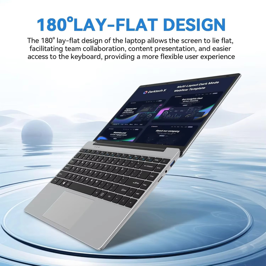 Intel Core i9 10980HK Gaming-Laptop 14,1 Zoll, 16GB RAM, 2TB SSD, Windows 11 Pro, Silber - Bild 3