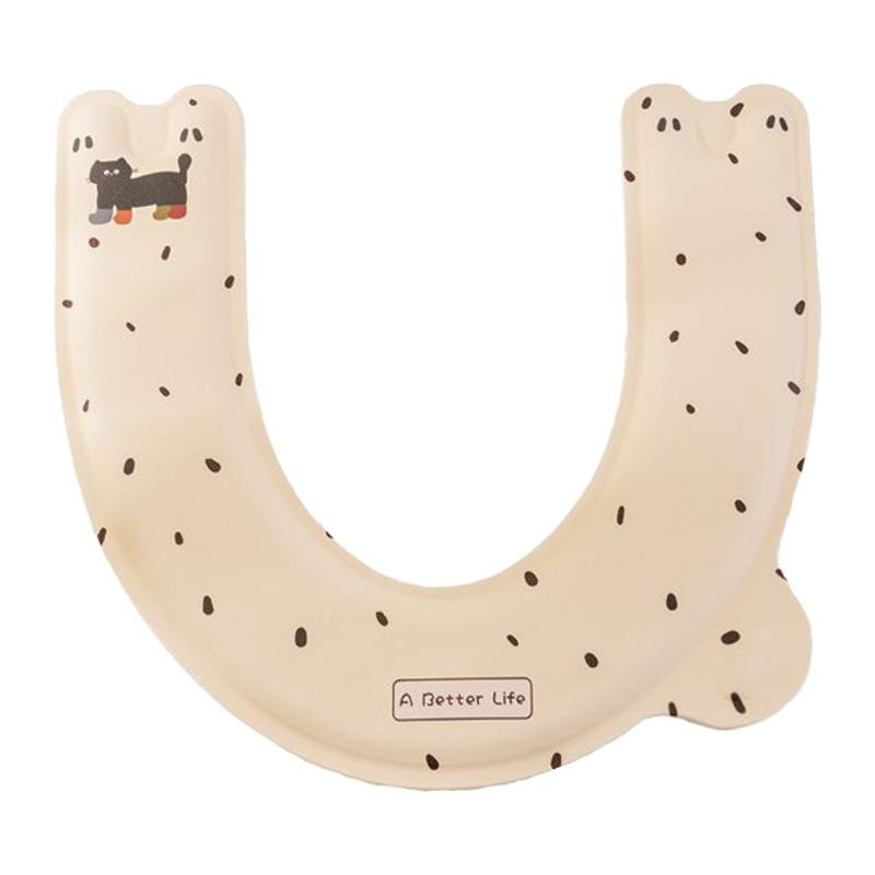 SZwatch Wasserfester und selbstklebender Toilettensitzbezug aus EVA, universeller Halbbezug für das Badezimmer, B/T/H: 40,5 x 36,0 x 1,0 cm - Bild 2